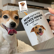 Mom Dad We Woof You  - Personalized Mug