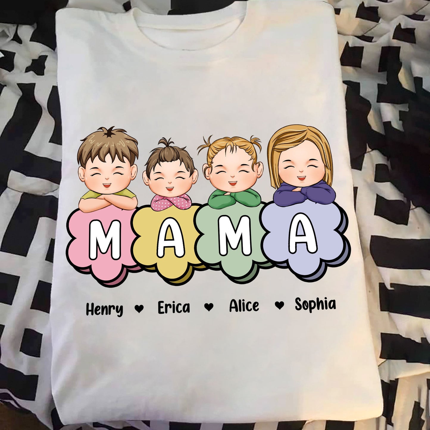 Mom - Flower Version - Personalized Shirt