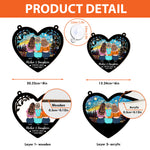 Mom Forever Linked Together - Personalized Window Hanging Suncatcher Ornament