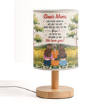 Mom Gift When You're Missing Us Light This Lamp - Personalized Fabric Lamp