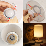 Mom Gift When You're Missing Us Light This Lamp - Personalized Fabric Lamp
