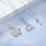 Mom Gifts First Mom New Mom To Be Mom Gifts - Personalized Baby Feet Necklace With Birthstone