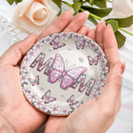 Mom Gifts Stained Glass Style - Personalized Jewelry Dish