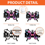 Mom Gifts We Love You - Personalized Window Hanging Suncatcher Ornament