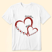 Mom Grandma Sweethearts Gift For Mother's Day - Personalized Shirt