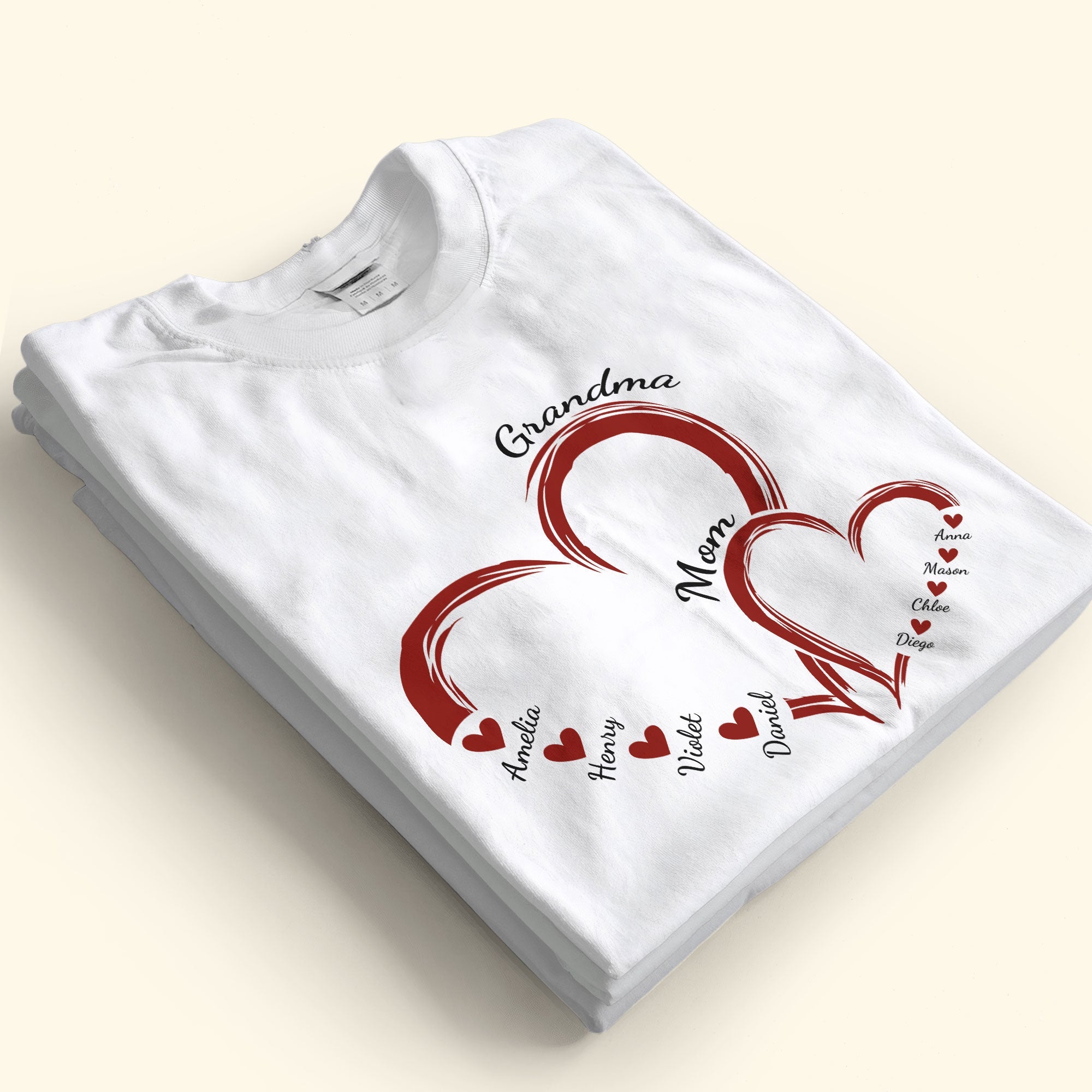 Mom Grandma Sweethearts Gift For Mother's Day - Personalized Shirt