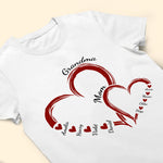 Mom Grandma Sweethearts Gift For Mother's Day - Personalized Shirt
