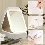 Mom I Am Who I Am Today As A Reflection Of You - Custom Makeup Box With LED Mirror