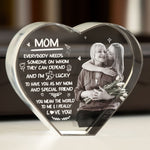 Mom I Really Love You - Custom 2D Crystal Photo