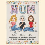 Mom It Reminds You How Much We Love You - Personalized Blanket
