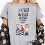 Mom Life Funny Cartoon Version - Personalized Photo Shirt