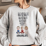 Mom Life Funny Cartoon Version - Personalized Photo Shirt