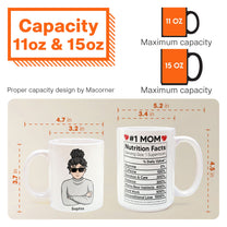 Mom Nutrition Facts - Personalized Mug - Mother's Day, Loving Gift For Mom