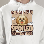 Mom Of A Spoiled Rotten Dog - Retro Dog Version - Personalized Shirt