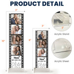 Mom We Love You - Custom Acrylic Photo Film Strip