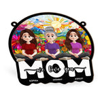 Mom We Love You - Personalized Window Hanging Suncatcher Ornament