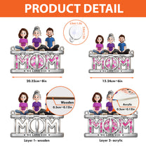 Mom We Love You - Personalized Window Hanging Suncatcher