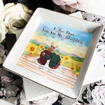 To Daughter Never Forget That I Love You Forever - Personalized Jewelry Dish - Gift For Daughter