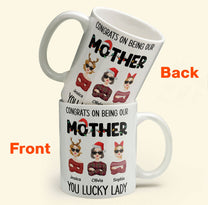 Mom, You Lucky Lady - Personalized Mug