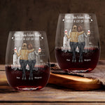 Mom You Were Right About A Lot - Personalized Stemless Wine Glass