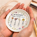 Mom & Daughter Forever Linked Together - Personalized Jewelry Dish