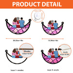 Mom, Children Sitting On The Moon - Personalized Window Hanging Suncatcher Ornament - Gift For Mom