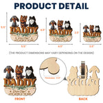 Mom, Dad Drive Safe! We’re Waiting At The Door - Personalized Wooden Car Visor Clip