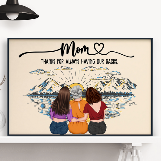 Mom, Forever Your Babies We Will Be - Personalized Poster