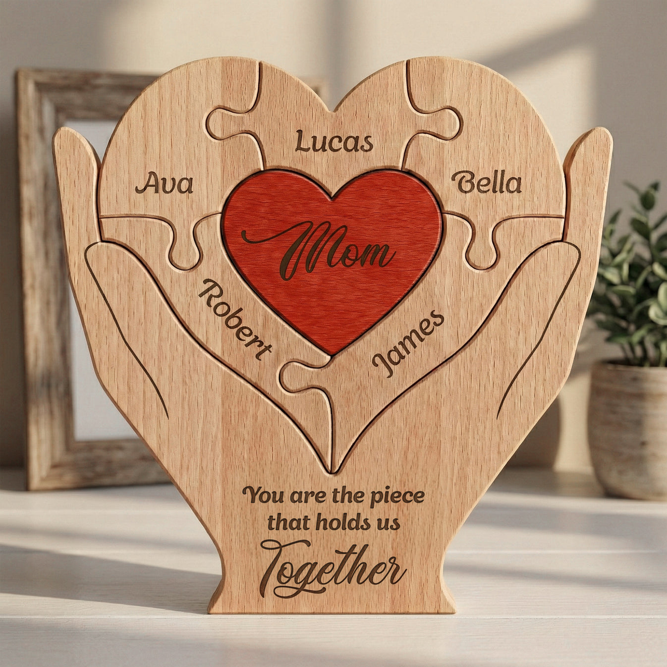 Mom, Mum, Mother You Are The Piece That Hold Us Together - Personalized ...