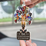 Mom To The World - Personalized Rear View Mirror Accessory
