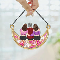 Mom_Her_Children_On_The_Moon_Personalized_Window_Hanging_Suncatcher_2