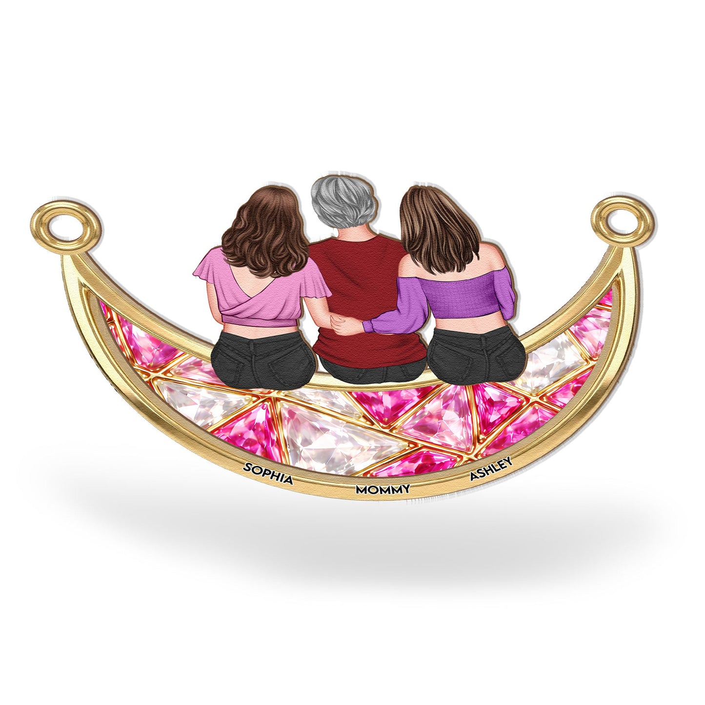 Mom_Her_Children_On_The_Moon_Personalized_Window_Hanging_Suncatcher_5