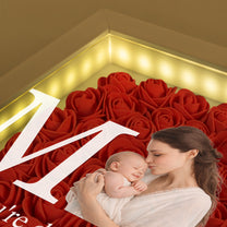 Mom,-Mum,-Mam-Mother's-Day-Gift,-Happy-1st-Mother'S-Day-Personalized-Photo-Flower-Shadow-Box-With-LED-Light-2