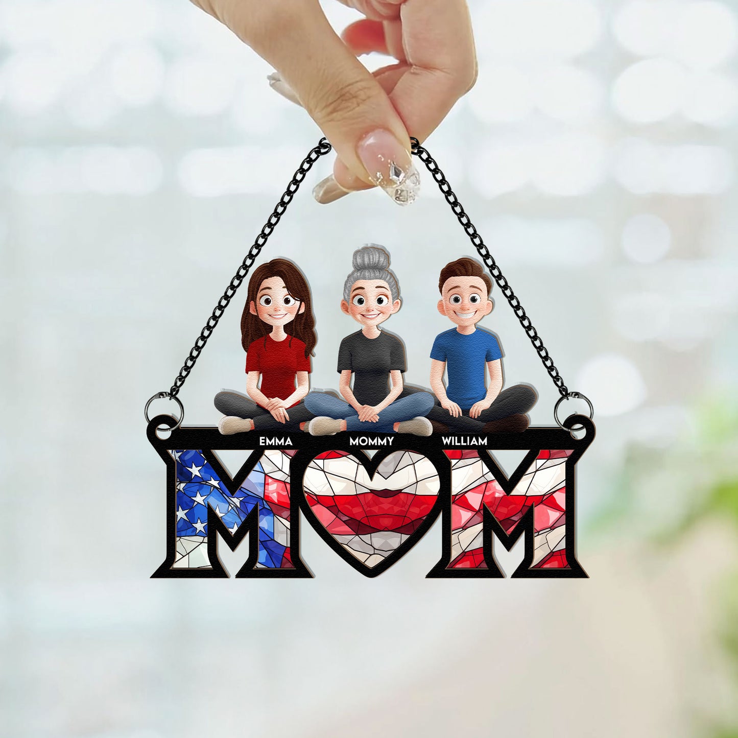 Mom-We-Love-You-USA-Flag-Pattern-Personalized-Window-Hanging-Suncatcher-3