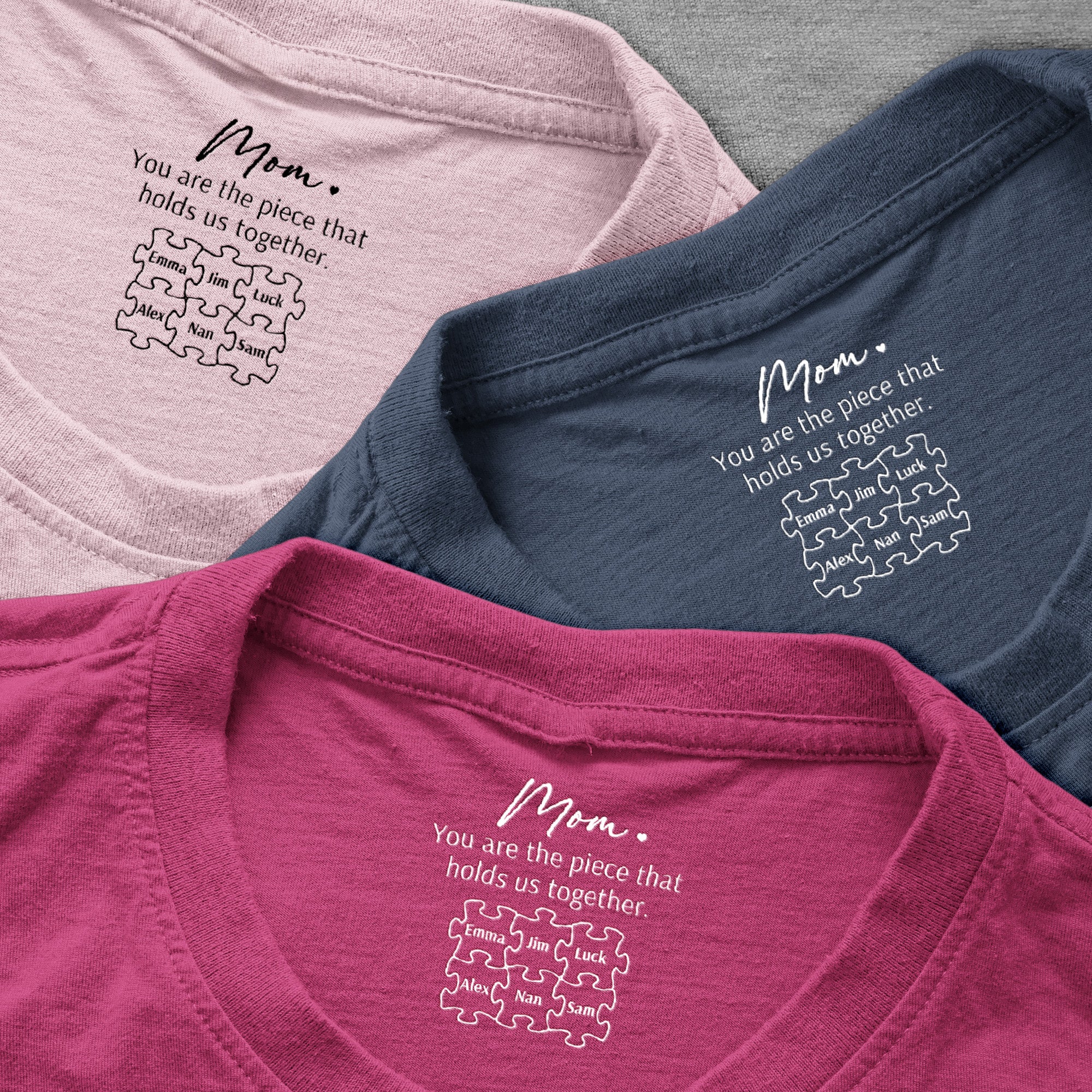 Mom-You-Are-The-Piece-That-Holds-Us-Together-Personalized-Shirt-4