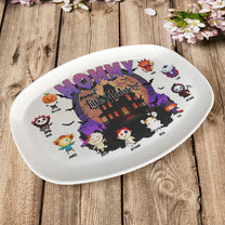 Mommy Of Little Monsters Halloween Gift - Personalized Platter