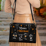 Mommy Of Nightmares - Personalized Leather Bag