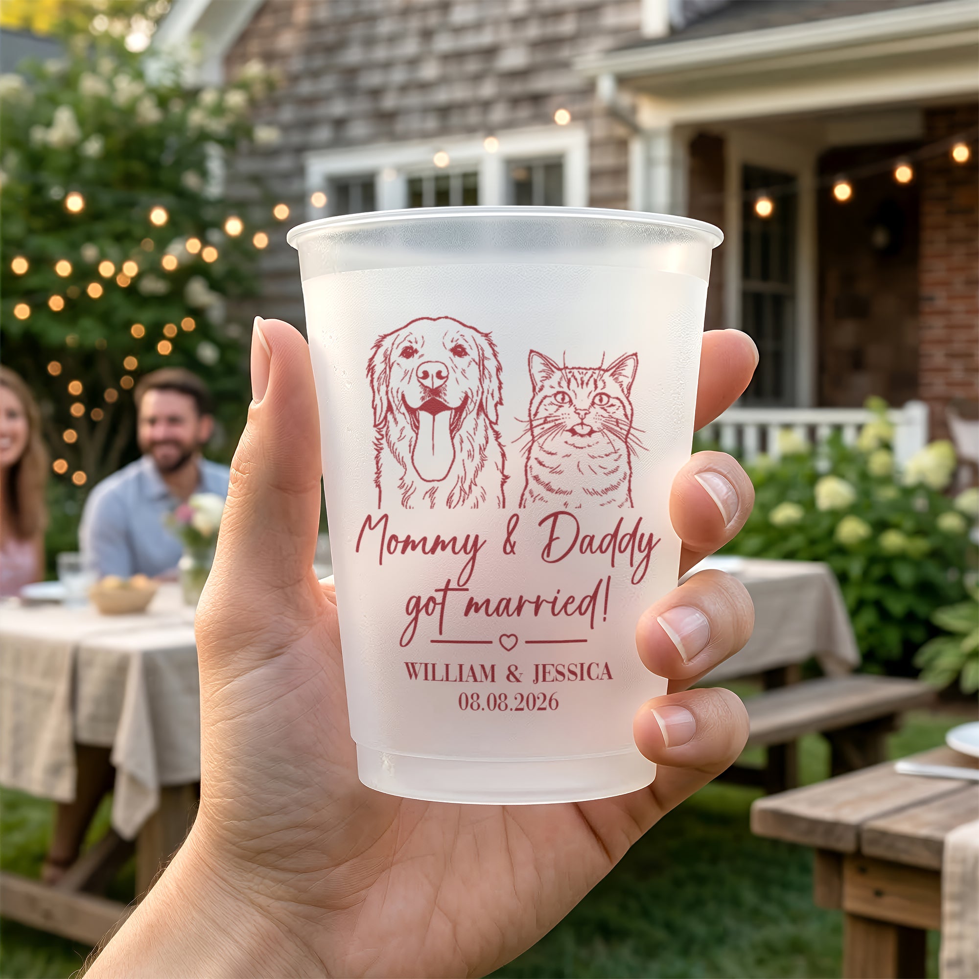Mommy-&-Daddy-Got-Married-Wedding-Favors-Sketch-Line-Art-Photo-Personalized-Cups-3