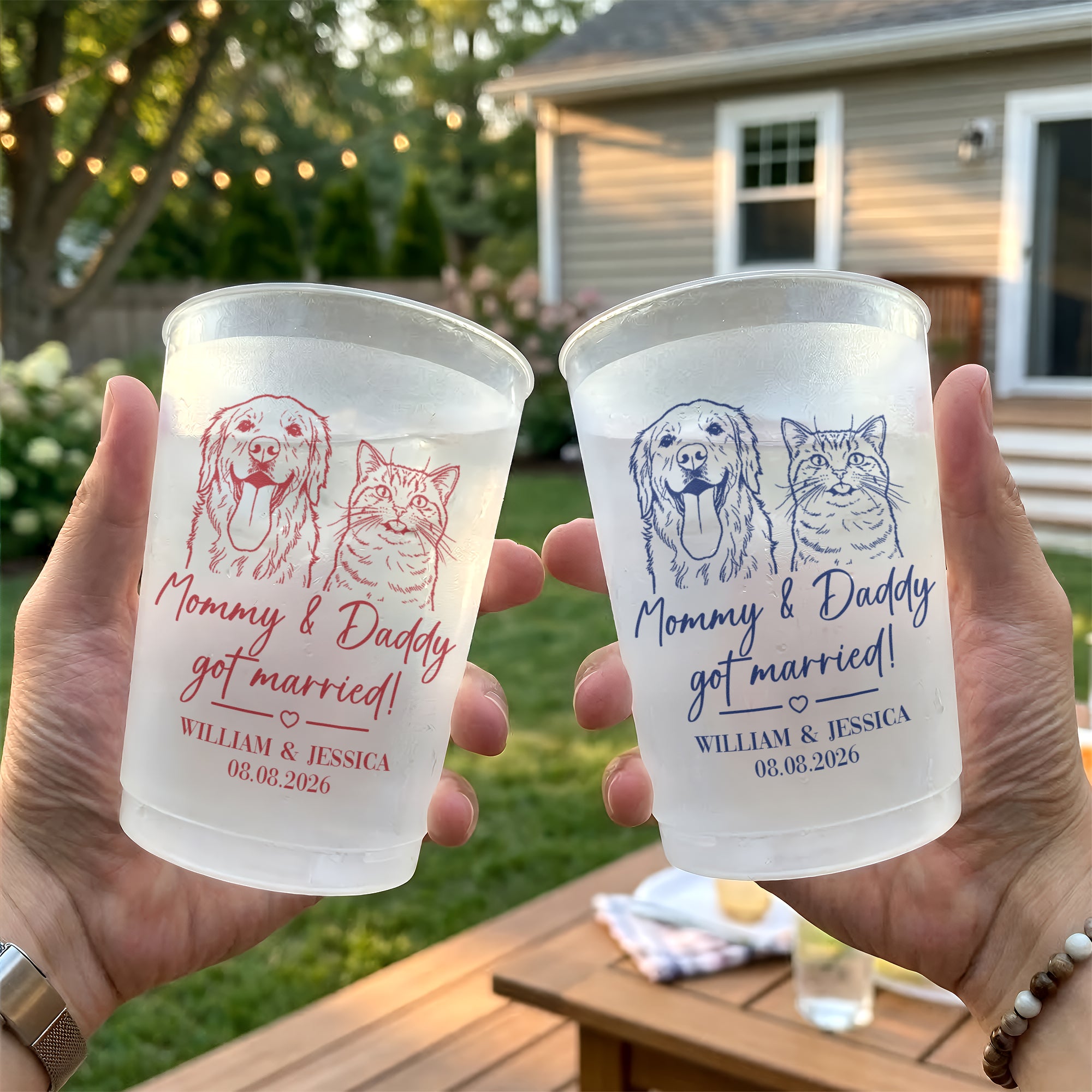Mommy-&-Daddy-Got-Married-Wedding-Favors-Sketch-Line-Art-Photo-Personalized-Cups-4