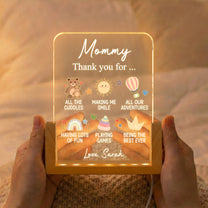 Mommy-Gifts From Baby Son Daughter - Personalized Night Light 2