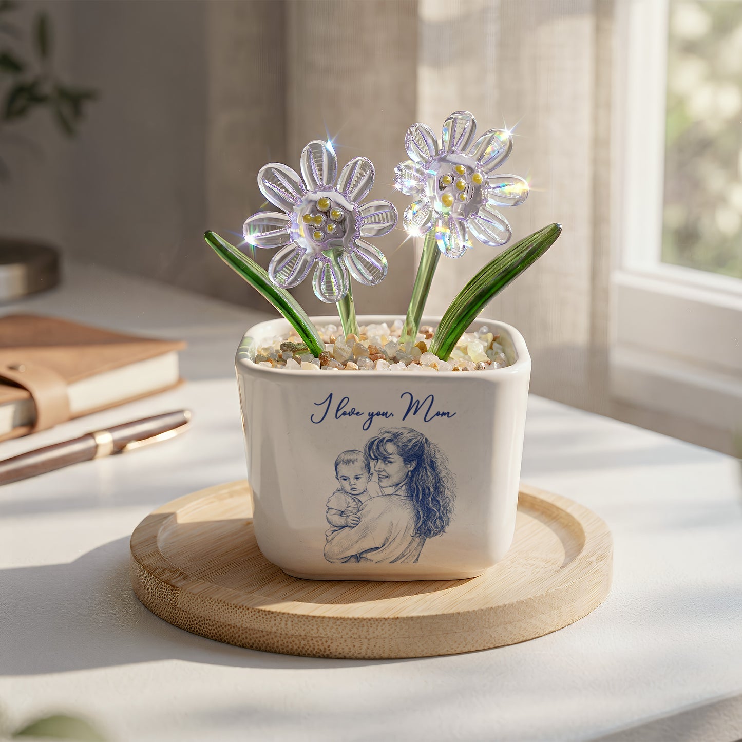 Mommy-&-Me-Gift-For-Mom-Wife-Grandma-Custom-Glass-Birth-Flower-Personalized-Plant-Pot-3