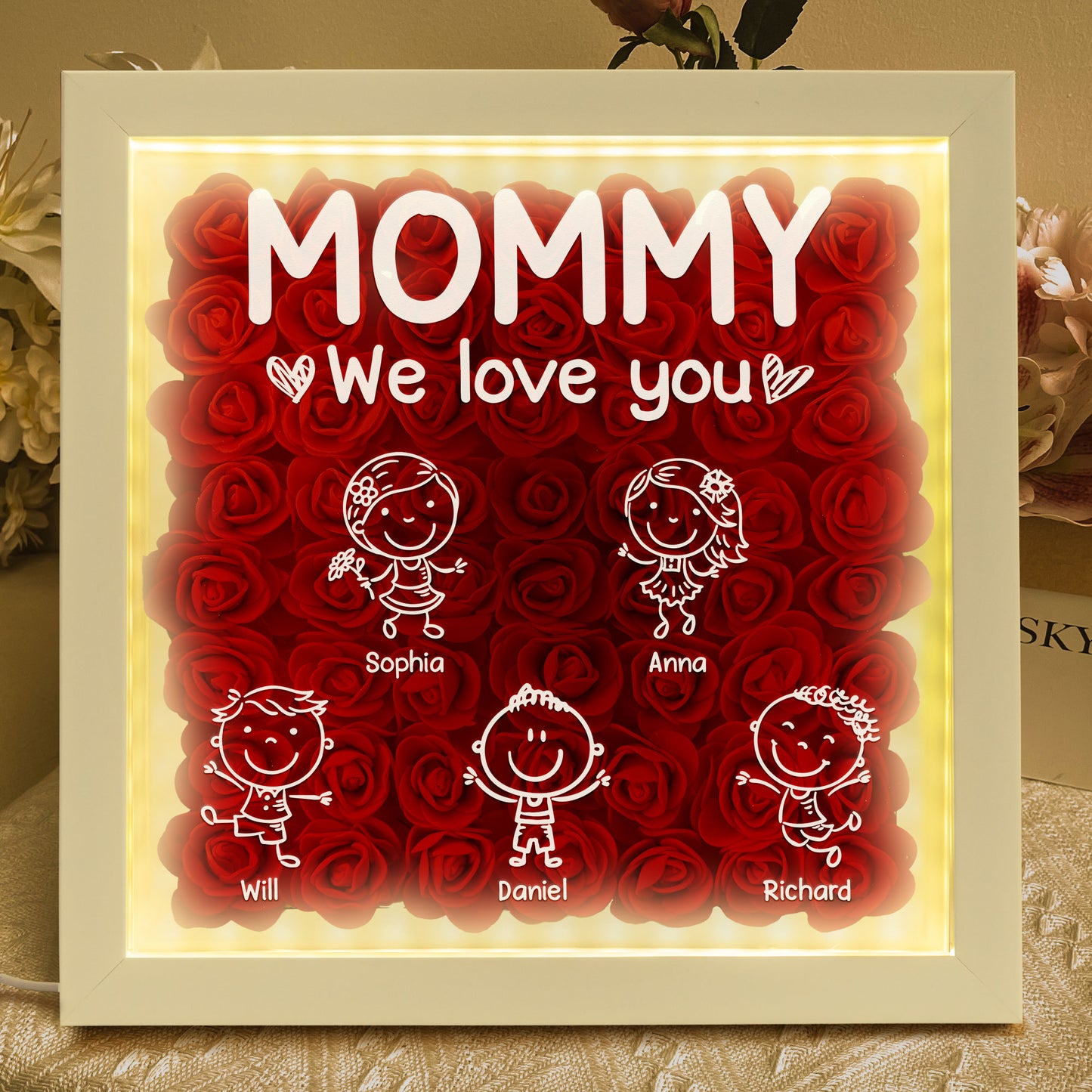 Mommy-We-Love-You-Doodle-Personalized-Shadow-Box-1