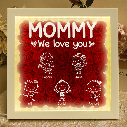 Mommy-We-Love-You-Doodle-Personalized-Shadow-Box-1