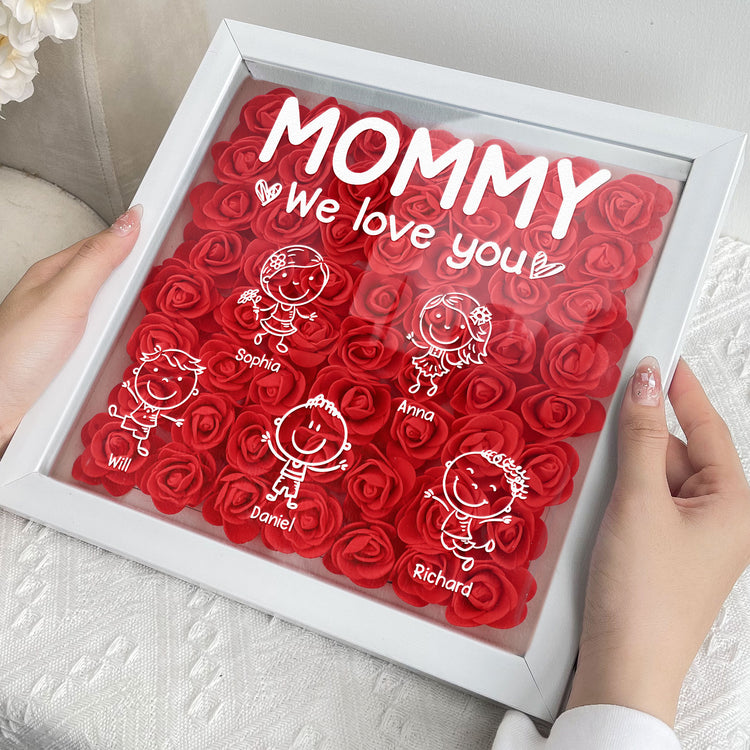 Mommy-We-Love-You-Doodle-Personalized-Shadow-Box-4
