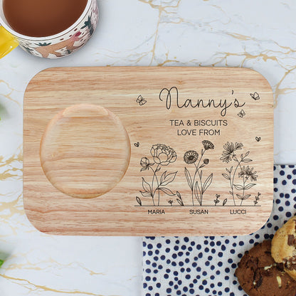 Mommy's-Coffee-&-Cakes-Tea,-Coffee-Board-For-Mom,-Grandma-Custom-Biscuit-Board-2