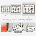 Mom's Garden Mother's Day Gift For Her - Personalized Wood Sign