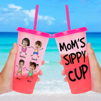 Mom's Sippy Cup - Personalized Photo Color Changing Cup