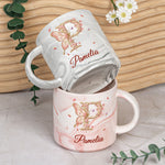 Monogram Custom Name Mug - Personalized Marble Mug