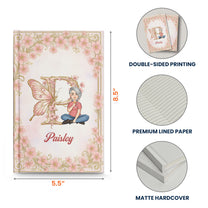 Monogram Letter Custom Name - Personalized Hardcover Journal