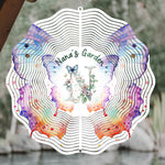 Monogram Letter Garden Spinner - Personalized Wind Spinner